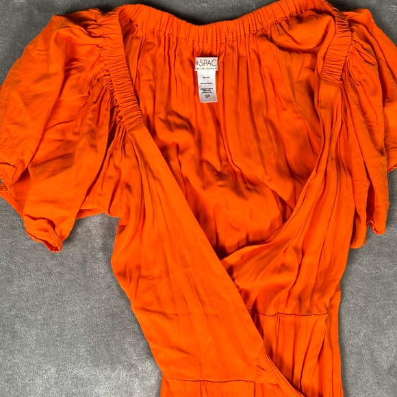 L*Space Dress Womens Small Panama Cover Up Wrap Vibrant Beachy Boho Feminine - Picture 7 of 11